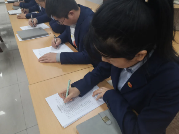 安博站官网登录入口团委召开2021年度专题组织生活会(图4)