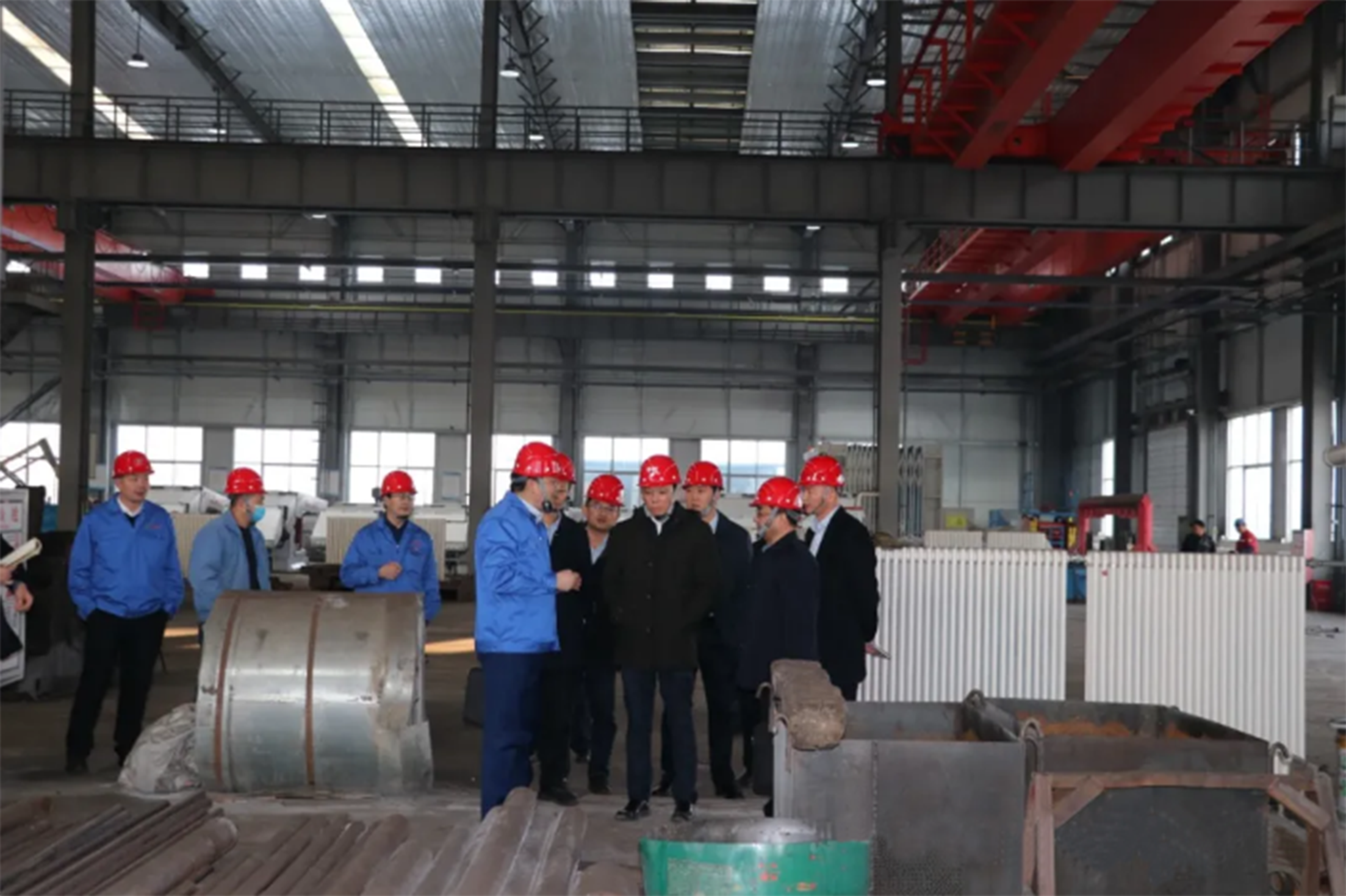 齐鹏调研安博站官网登录入口装备制造企业(图2)